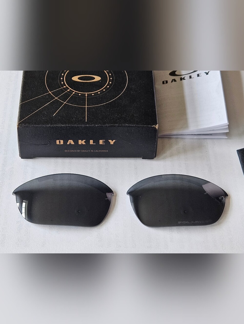 Oakley Black Replacement Sunglass Lenses Half Jacket 2.0